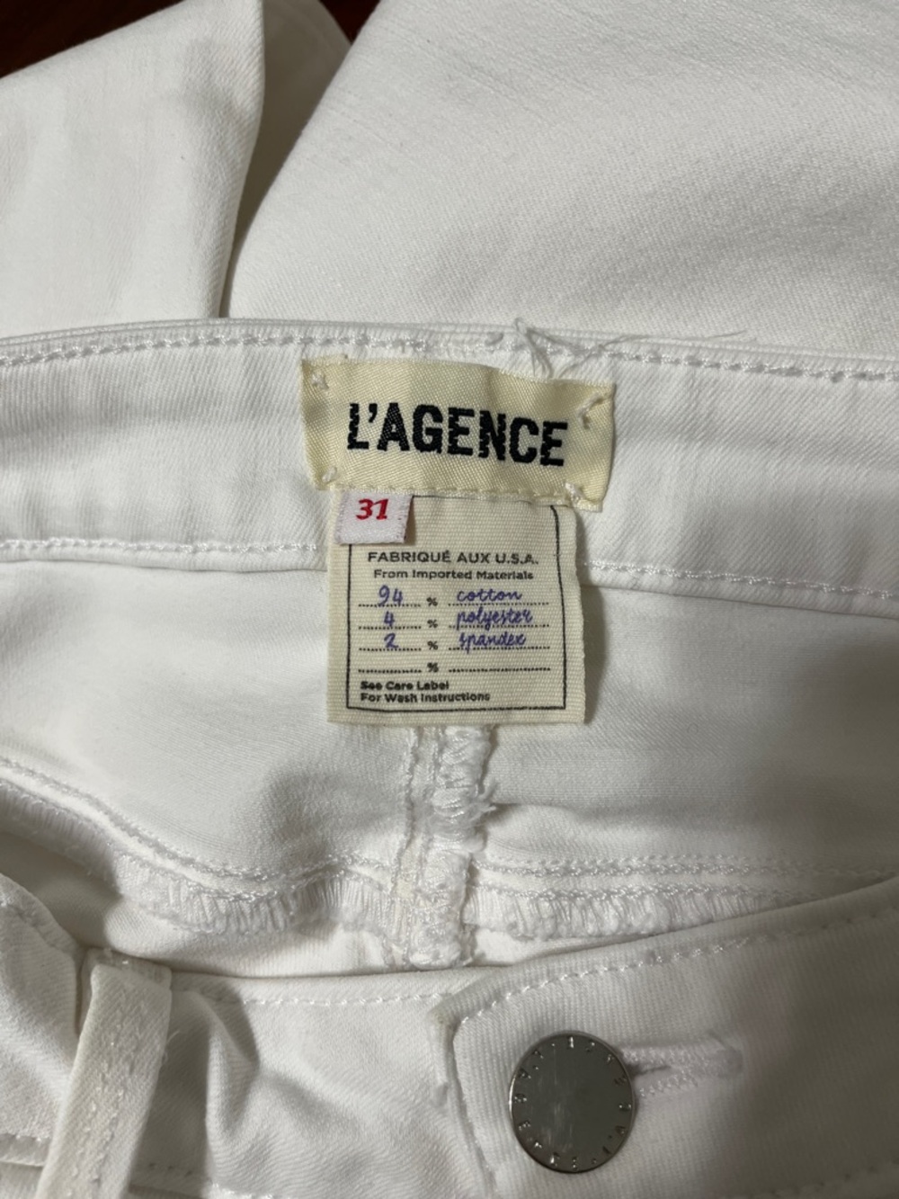 L'AGENCE Marguerite Skinny Jeans Sz 31 - Picture 6 of 7
